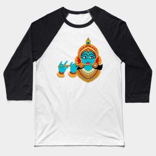 Paper cut 3D krishna Baseball T-Shirt